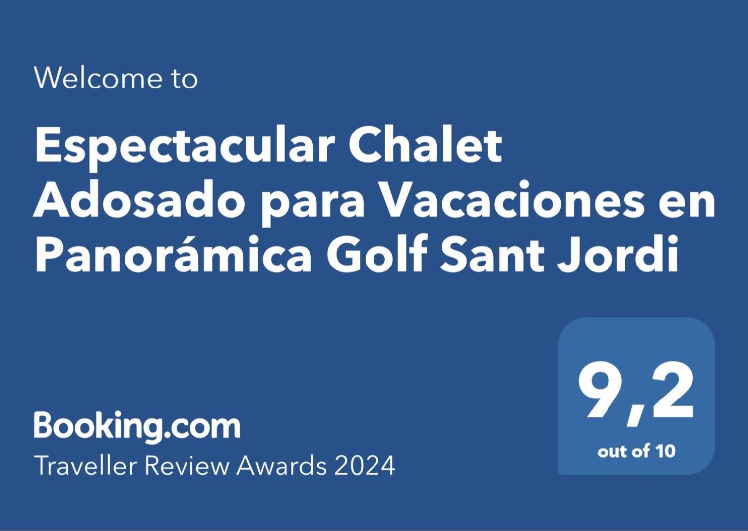 Espectacular Chalet Adosado Para Vacaciones En Panoramica Golf Sant Jordi Extérieur photo